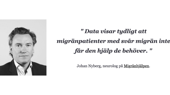 Migränpatienter får inte den hjälp de behöver